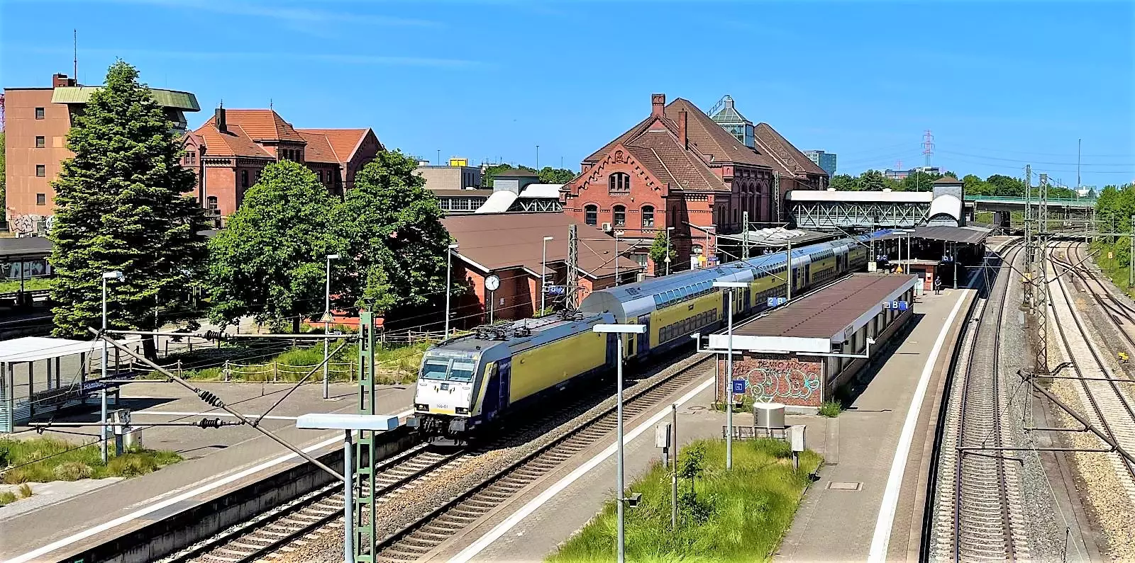 Der Bahnhof Harburg. Foto: zv