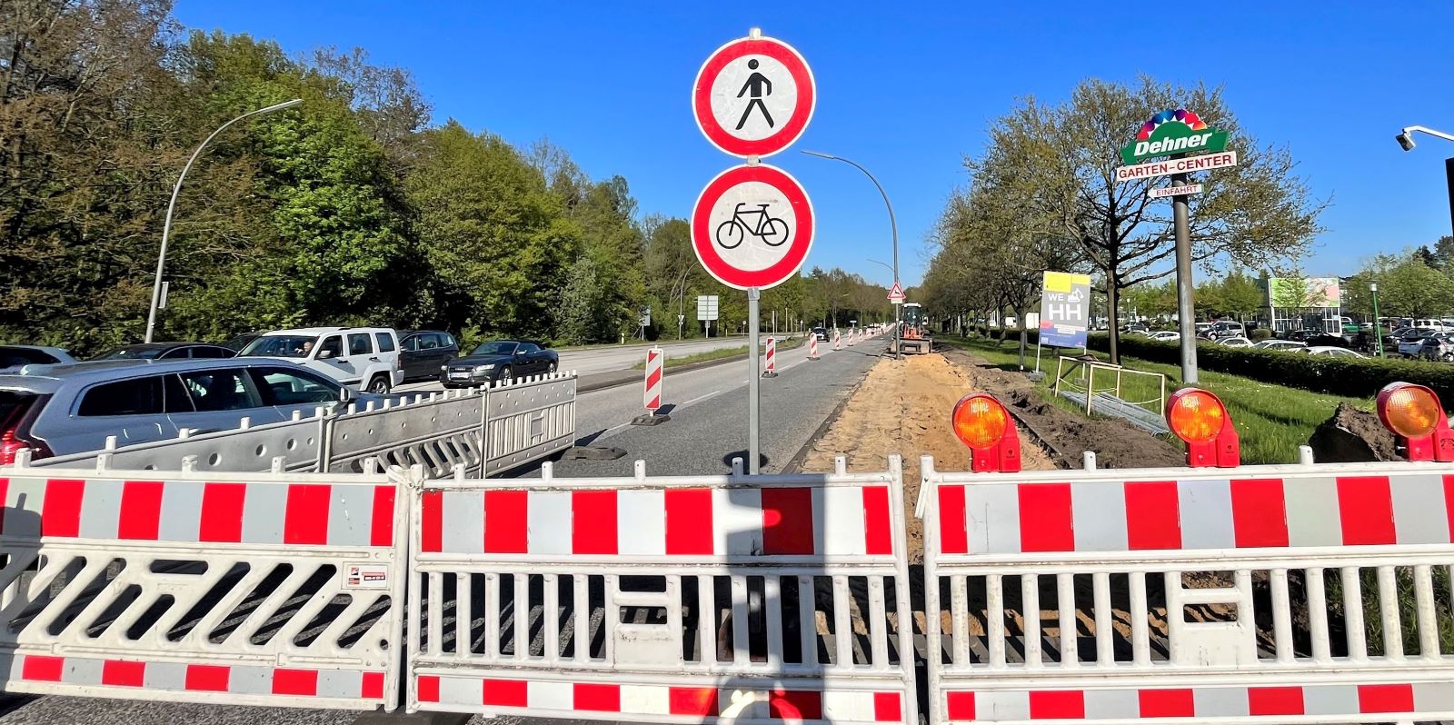 Bauarbeiten Maldfeldstraße: Nächstes Wochenende kommt die Vollsperrung des Knotens am „Beckedorfer Bogen“. Foto: Christian Bittcher