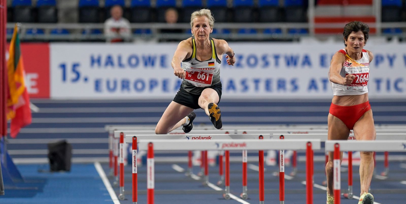 Wiebke Baseda trat im 60-Meter-Hürdenlauf an, kam jedoch nach gutem Beginn aus dem Rhythmus und musste sich mit Rang sieben zufriedengeben. Foto: privat