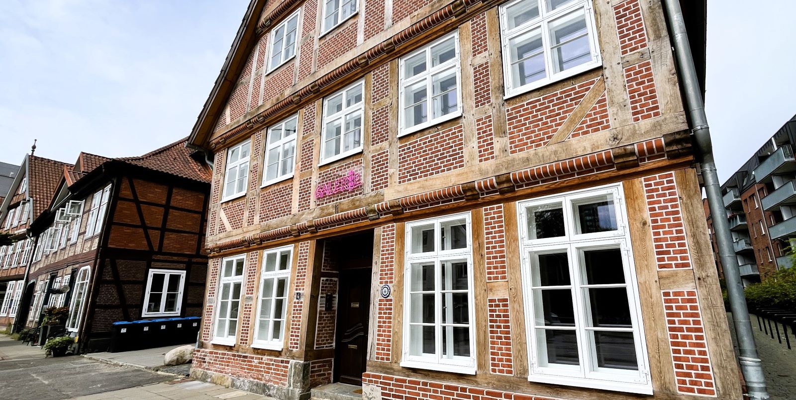 Die Galerie 1565 in der Harburger Schlossstraße im Binnenhafen. 