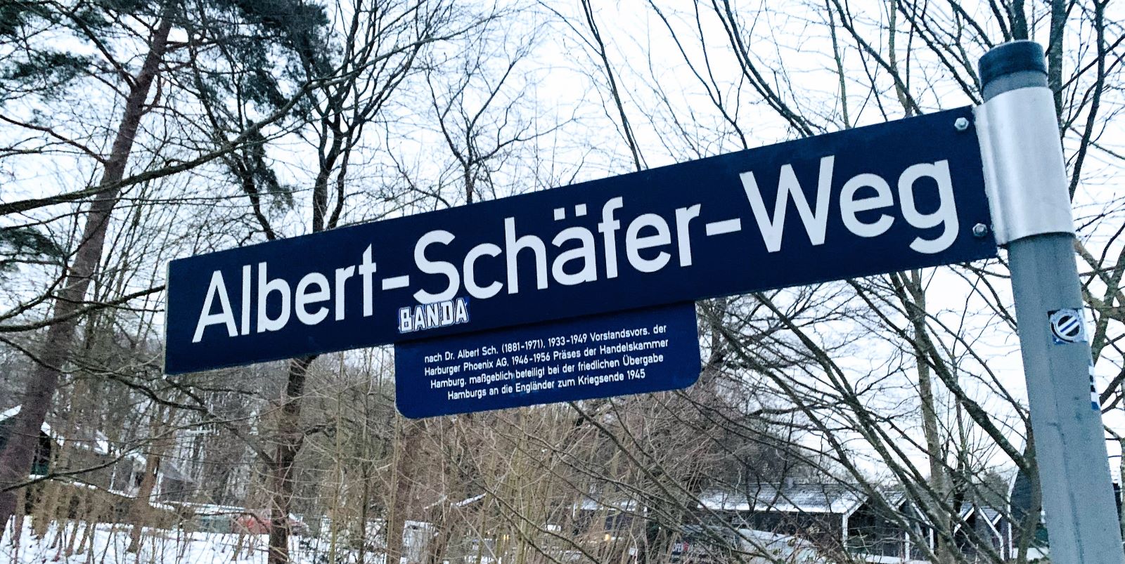 Der Albert-Schäfer-Weg in Eißendorf: Künftig soll die Straße den Namen von Max Goldschmidt tragen. Foto: Christian Bittcher