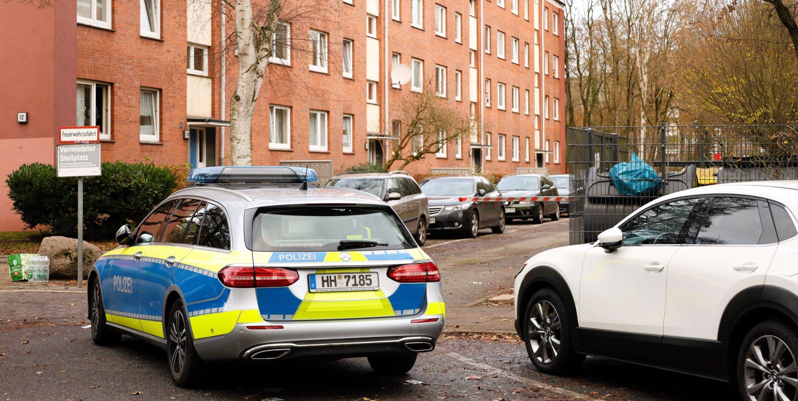 Die Polizei in Wilhelmsburg musste am Sonntag wegen eines Familienstreits ausrücken. Foto: Lenthe-Medien 