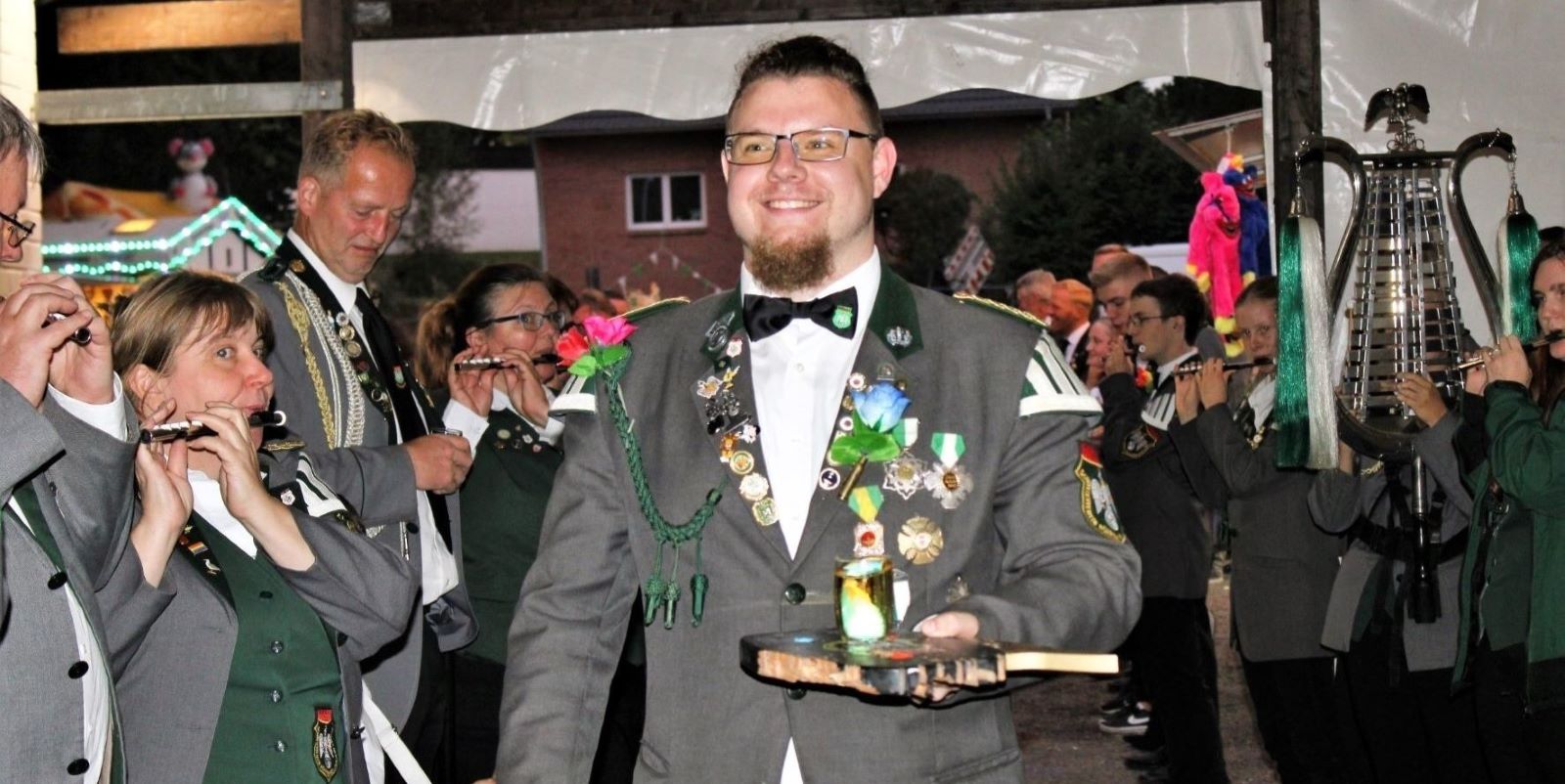 Beim Schlussschießen muss Vizekönig Krystian Dechsheimer abdanken. Foto: privat