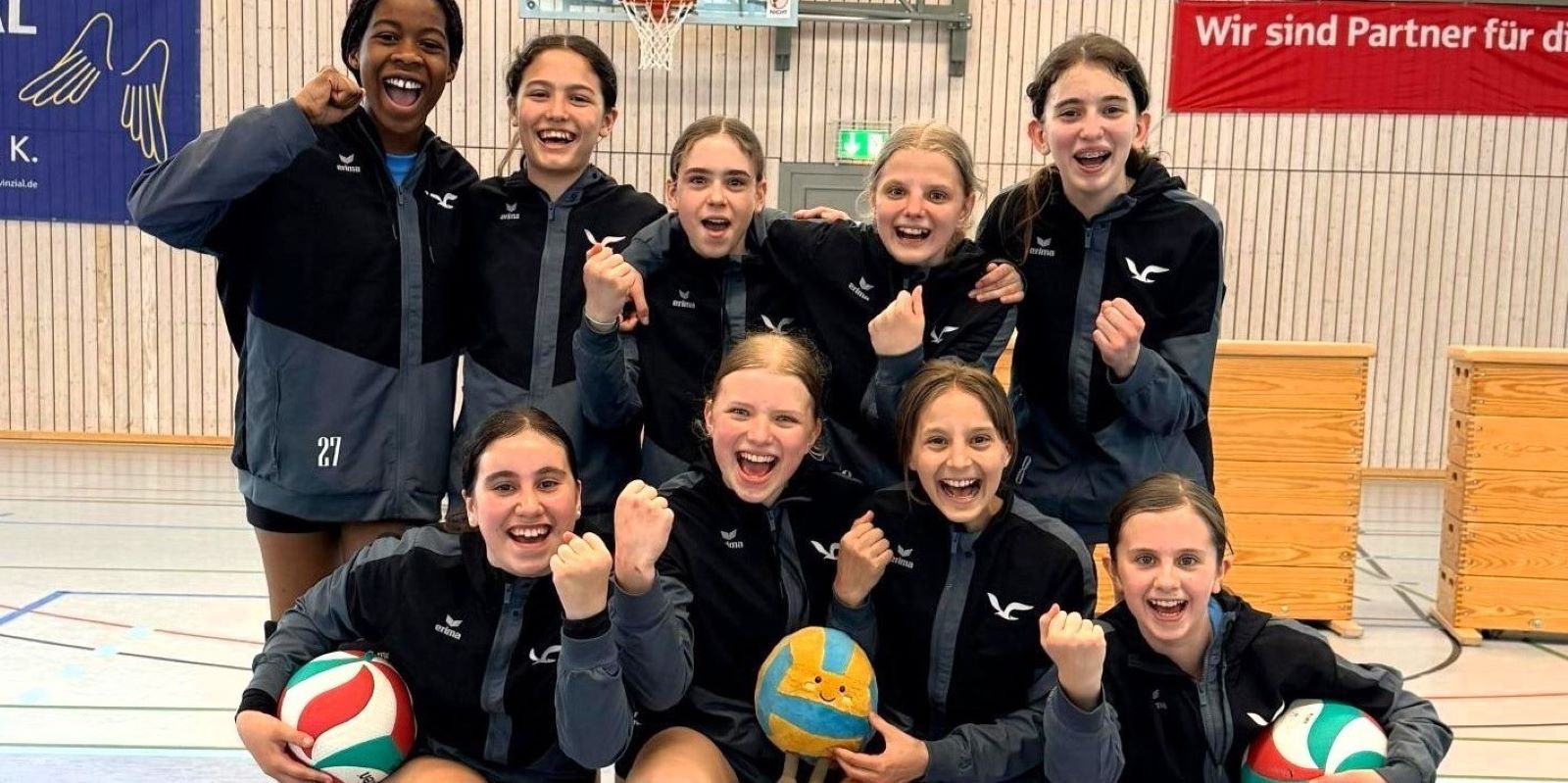 Das  U14-Team des VTH nach dem Sieg bei der Norddeutschen Meisterschaft. Foto: Tatjana Urich/VTH