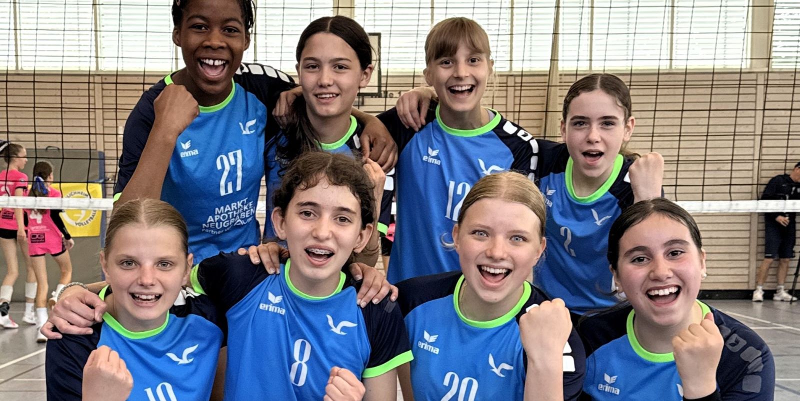 Das erfolgreiche U14-Team des VTH bei der Deutschen Meisterschaft in Dachau. Quelle: Tatjana Urich/VTH