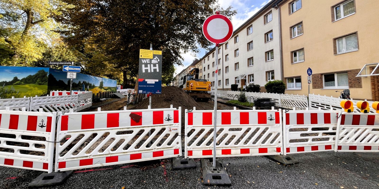 Der Reeseberg bleibt bis Mitte März gesperrt. Foto: Christian Bittcher